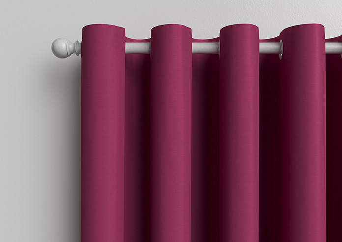 Kyoto Faux Silk, Pink Rouge - Made to Measure Curtains - Image 12